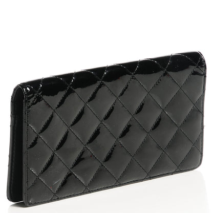 Chanel Patent Brilliant Yen Wallet Black 3 of 8