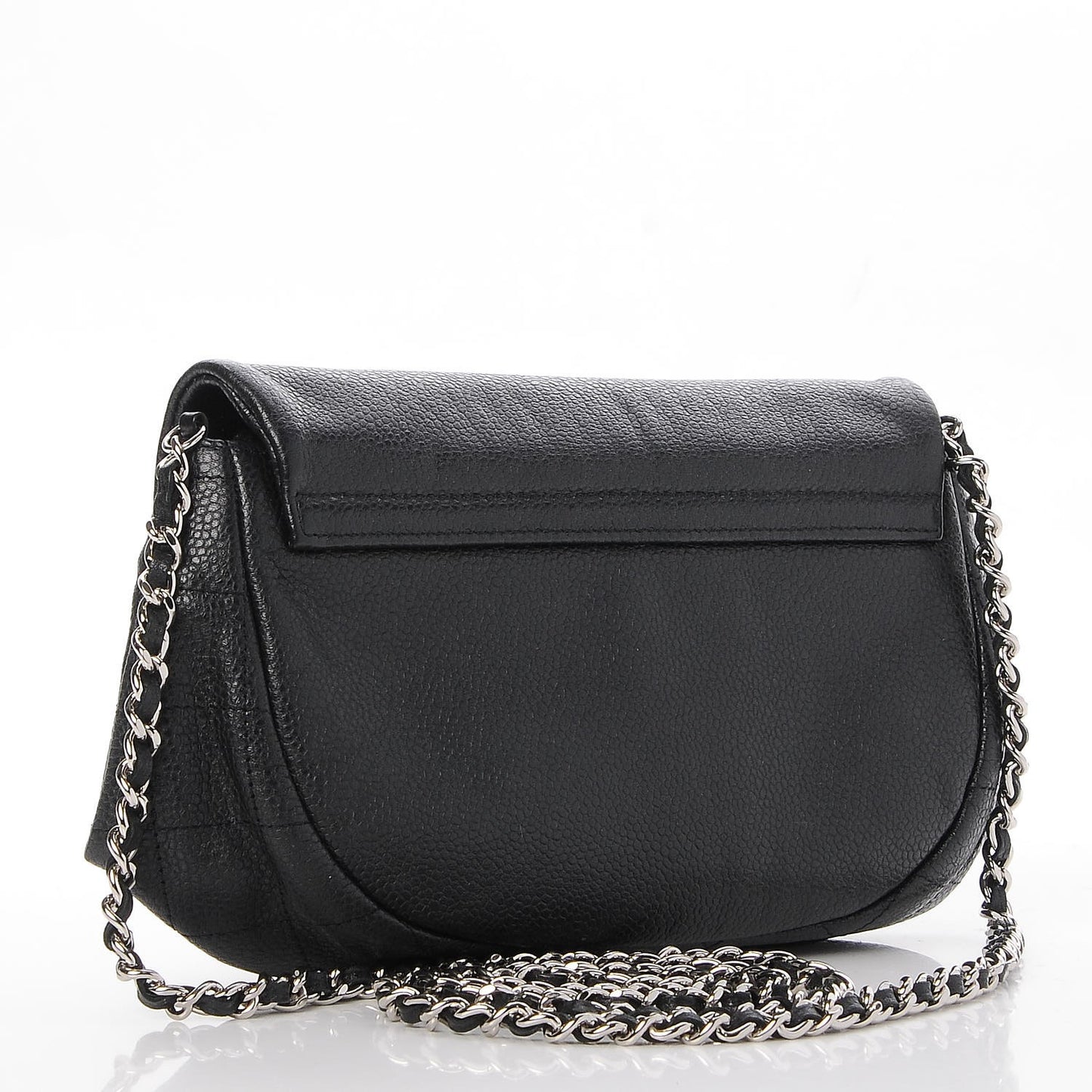Caviar Half Moon Wallet On Chain WOC Black