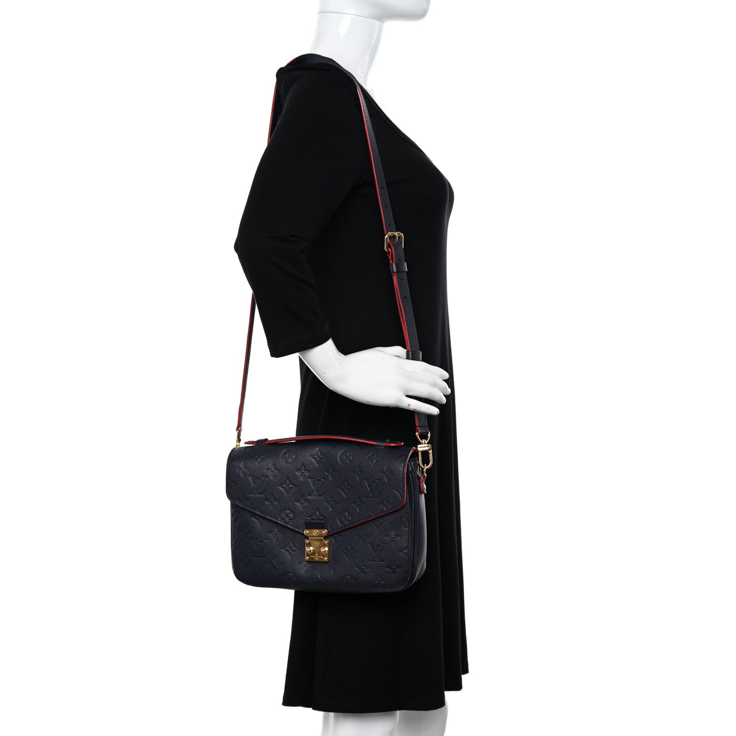 Empreinte Pochette Metis Marine Rouge