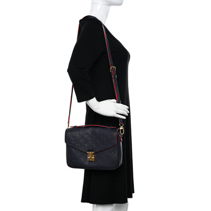 Louis Vuitton Empreinte Pochette Metis Marine Rouge 2 of 13