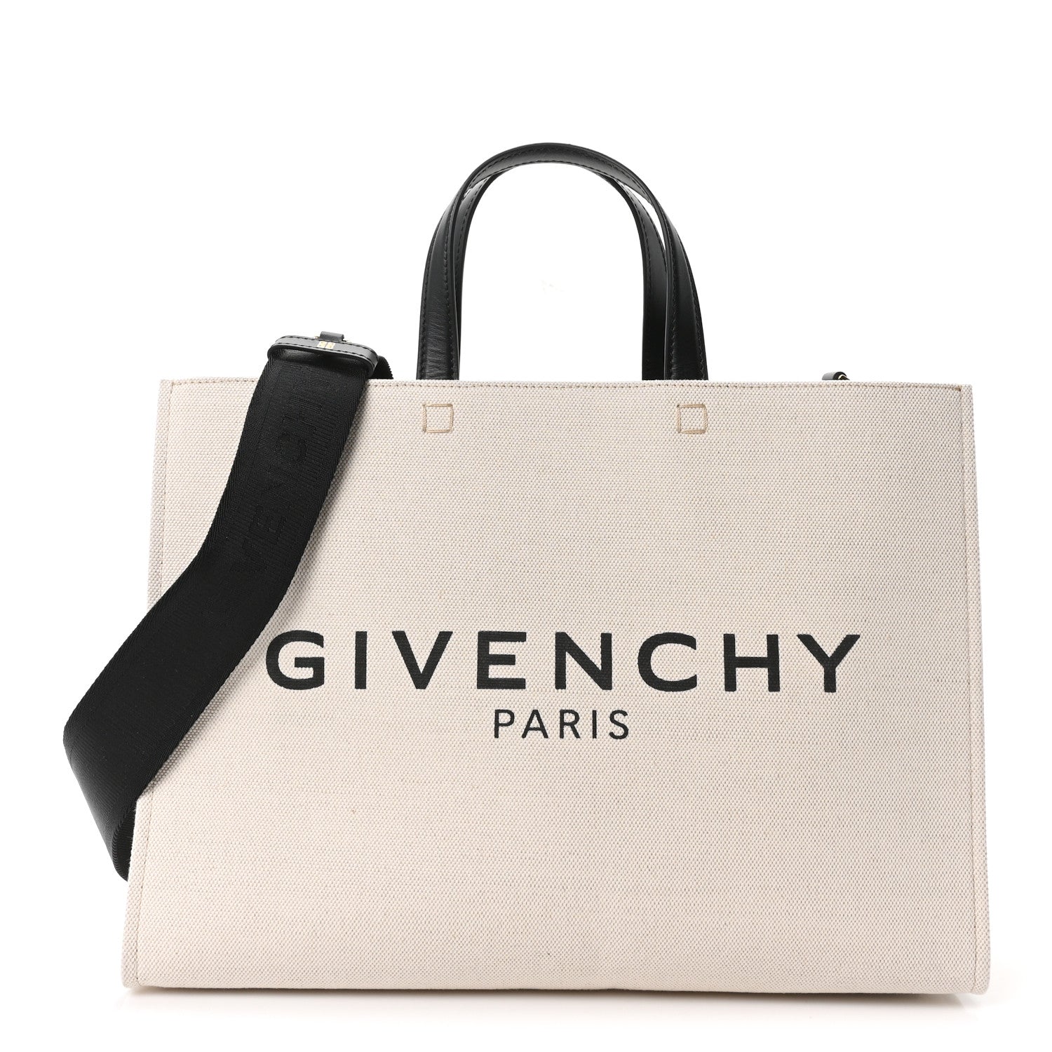 Givenchy Canvas Medium G-Tote Beige Black 1 of 10