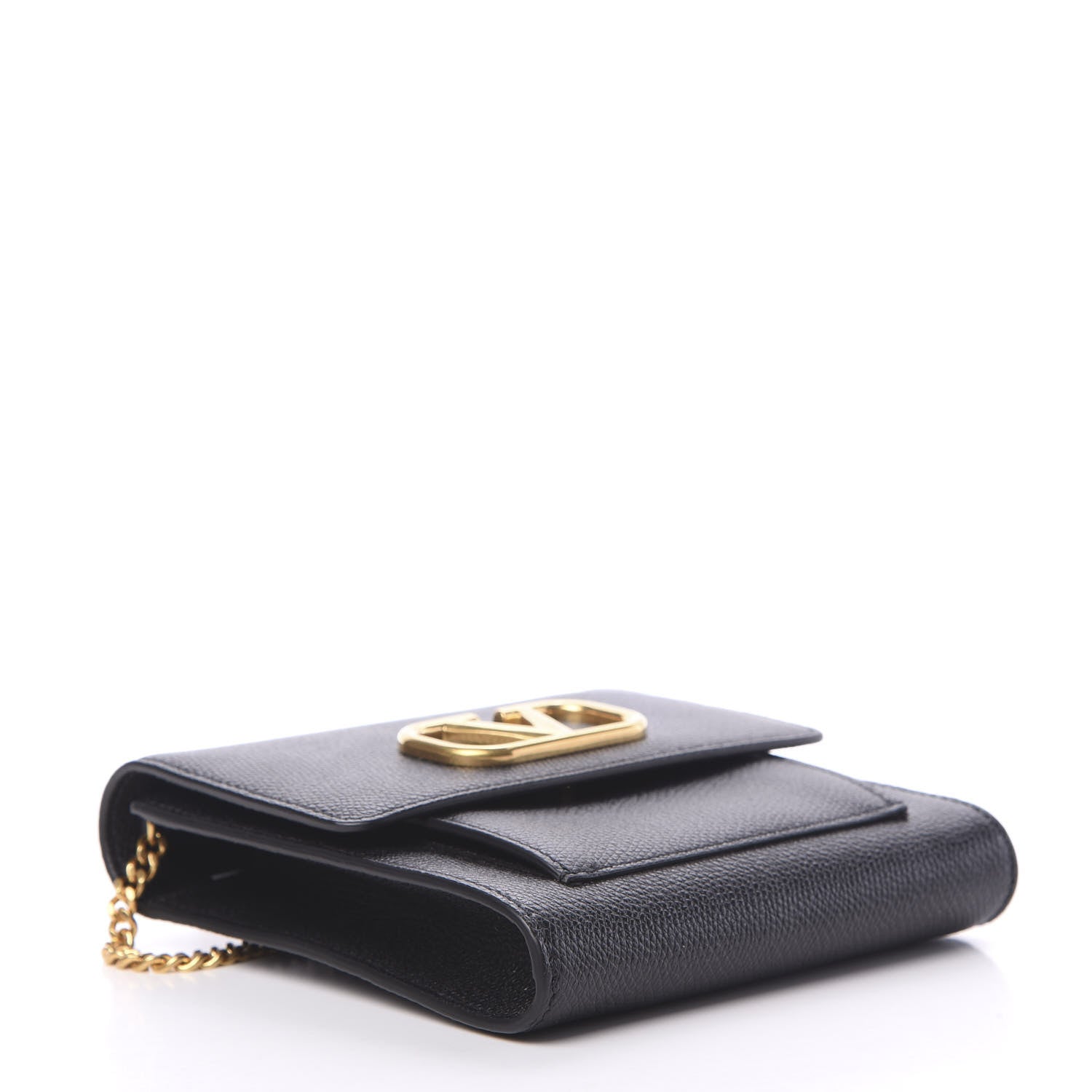 Valentino Garavani Calfskin VLogo Crossbody Bag Black 3 of 9
