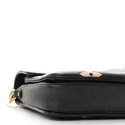 Louis Vuitton Empreinte Monogram Giant Pochette Metis Black Beige 8 of 9