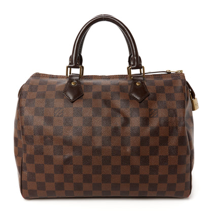 Louis Vuitton Damier Ebene Speedy 30 1 of 18
