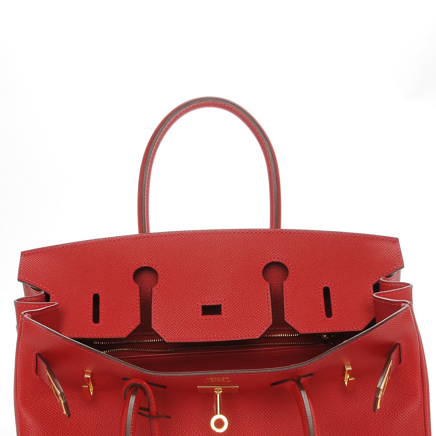 Epsom Birkin 30 Rouge Casaque