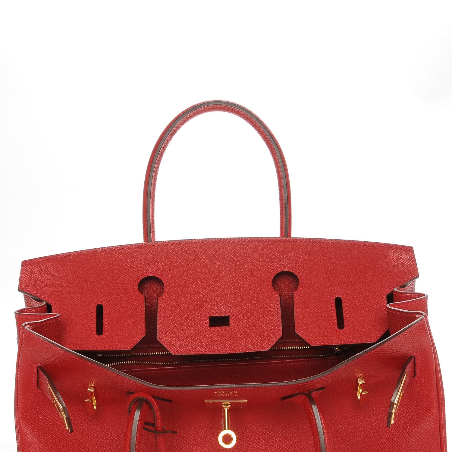 Hermes Epsom Birkin 30 Rouge Casaque 15 of 26