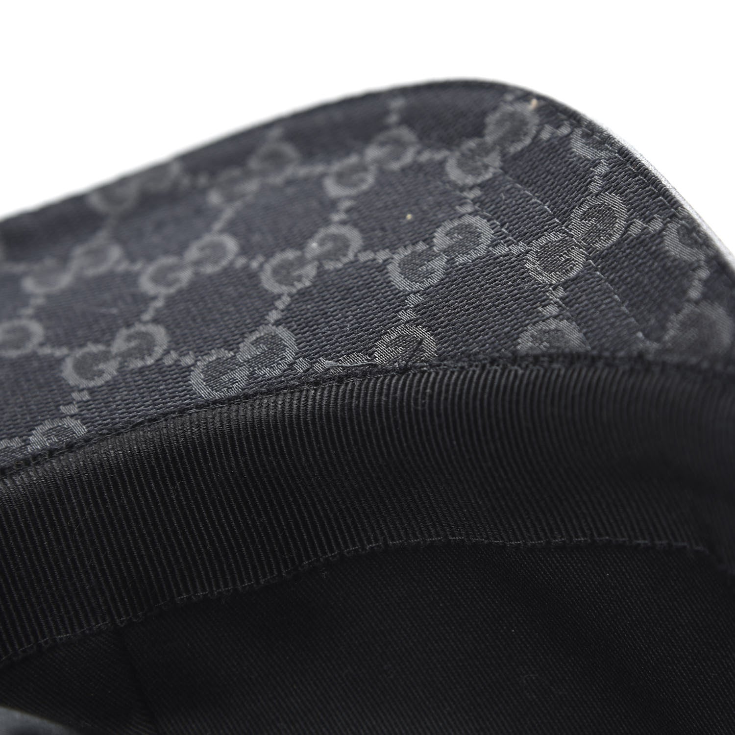 Gucci Monogram Web Baseball Hat XL Black 10 of 10