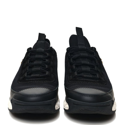 Chanel Velvet Calfskin Mixed Fibers CC Sneakers 38.5 Black 2 of 9
