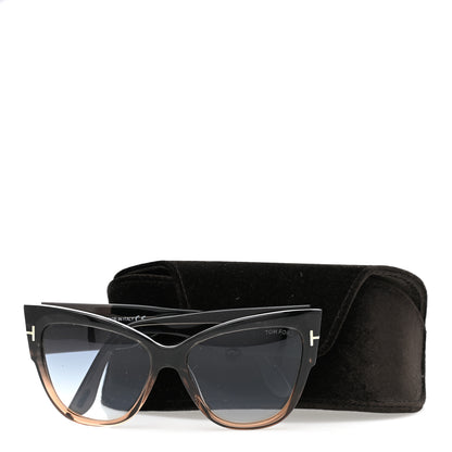 Tom Ford Anoushka Sunglasses TF371 Melange Grey Peach 8 of 8