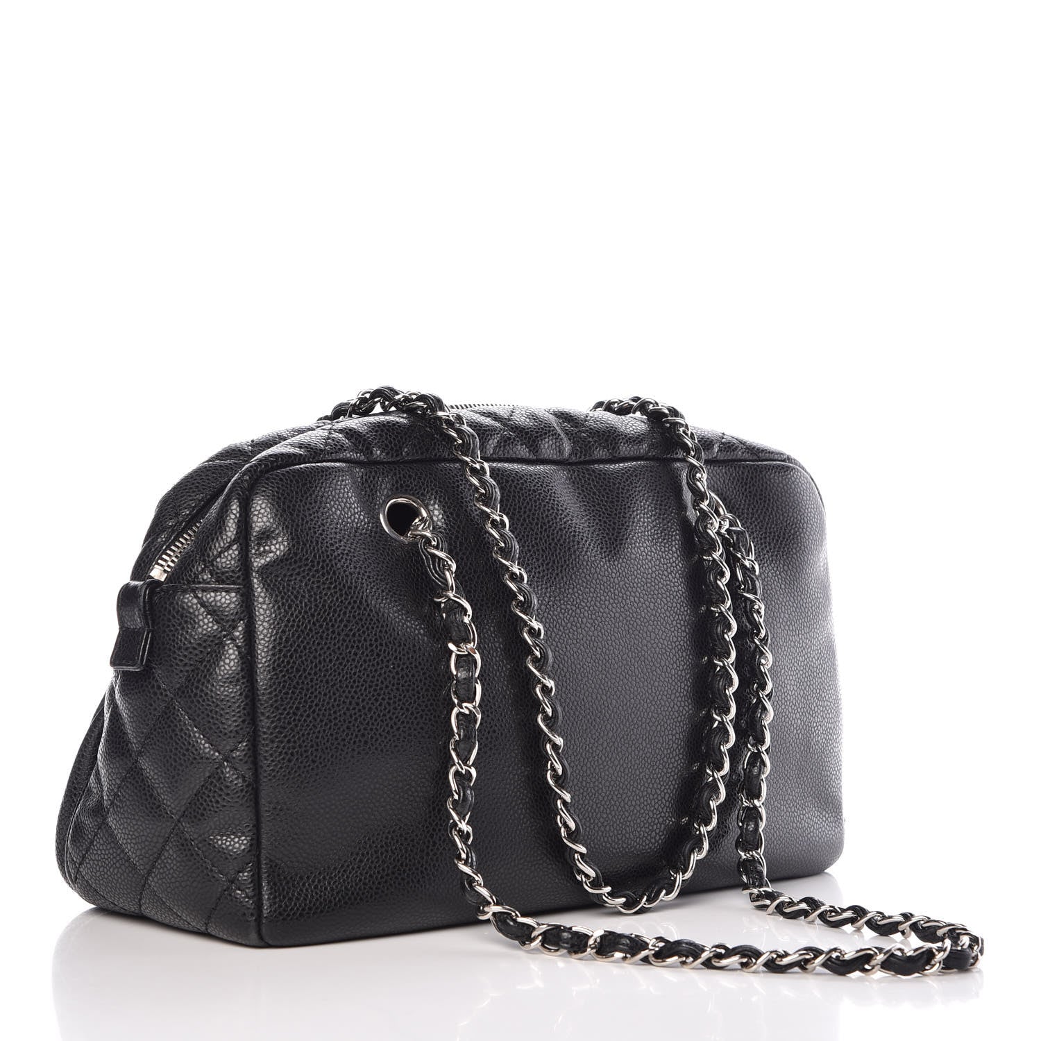 Chanel Caviar Quilted Timeless CC Shoulder Bag Black 3 of 11
