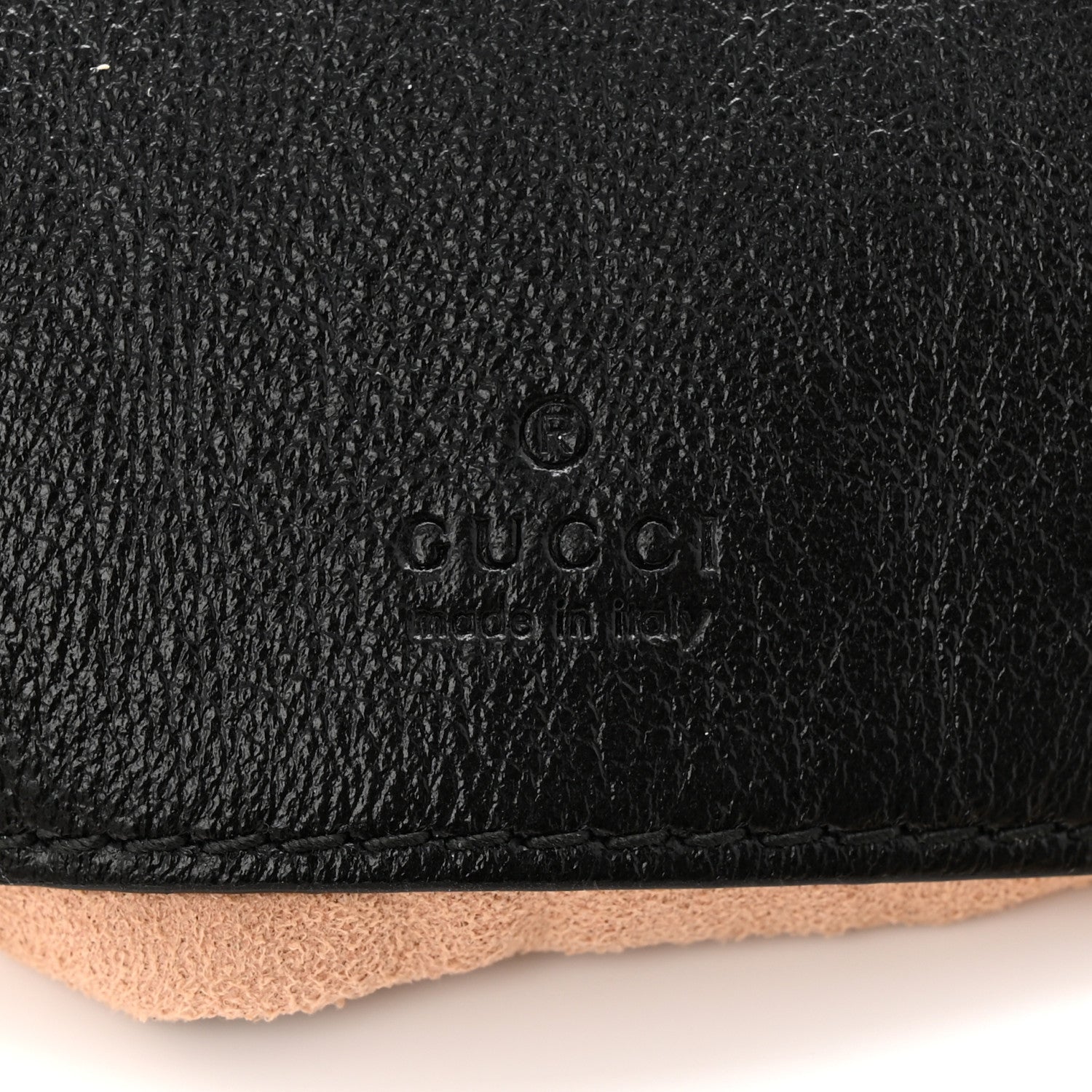 Gucci Vintage Effect Calfskin Matelasse Diagonal Mini Torchon GG Marmont 2.0 Bucket Bag Black Romantic Cherry 6 of 10
