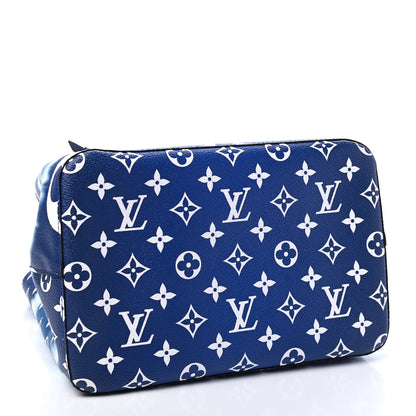 Louis Vuitton Monogram Escale Neonoe MM Blue 4 of 7