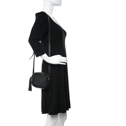 Gucci Pebbled Calfskin Mini Soho Disco Bag Black 2 of 10