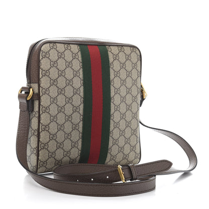 Gucci GG Supreme Monogram Web Small Ophidia Messenger Bag Brown 3 of 11