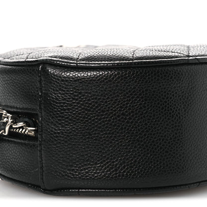 Chanel Caviar Quilted Round Clutch With Chain Black 9 of 11