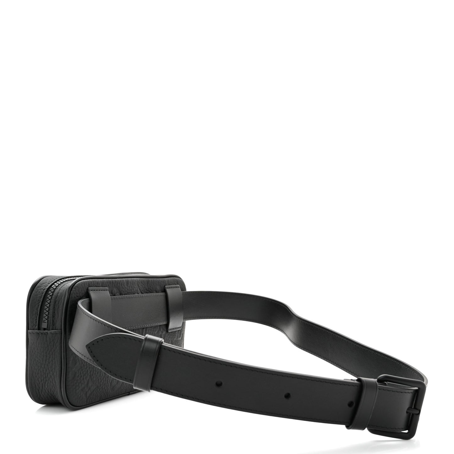 Taurillon Monogram Uniformes Solar Ray Soft Pochette Volga Belt Bag Black