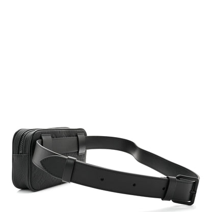Louis Vuitton Taurillon Monogram Uniformes Solar Ray Soft Pochette Volga Belt Bag Black 3 of 10