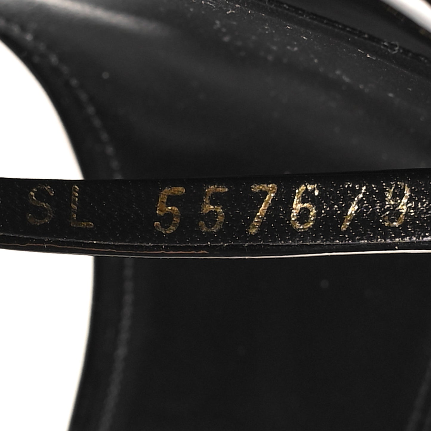 Patent Calfskin Opyum 85 Sandals 38.5 Black