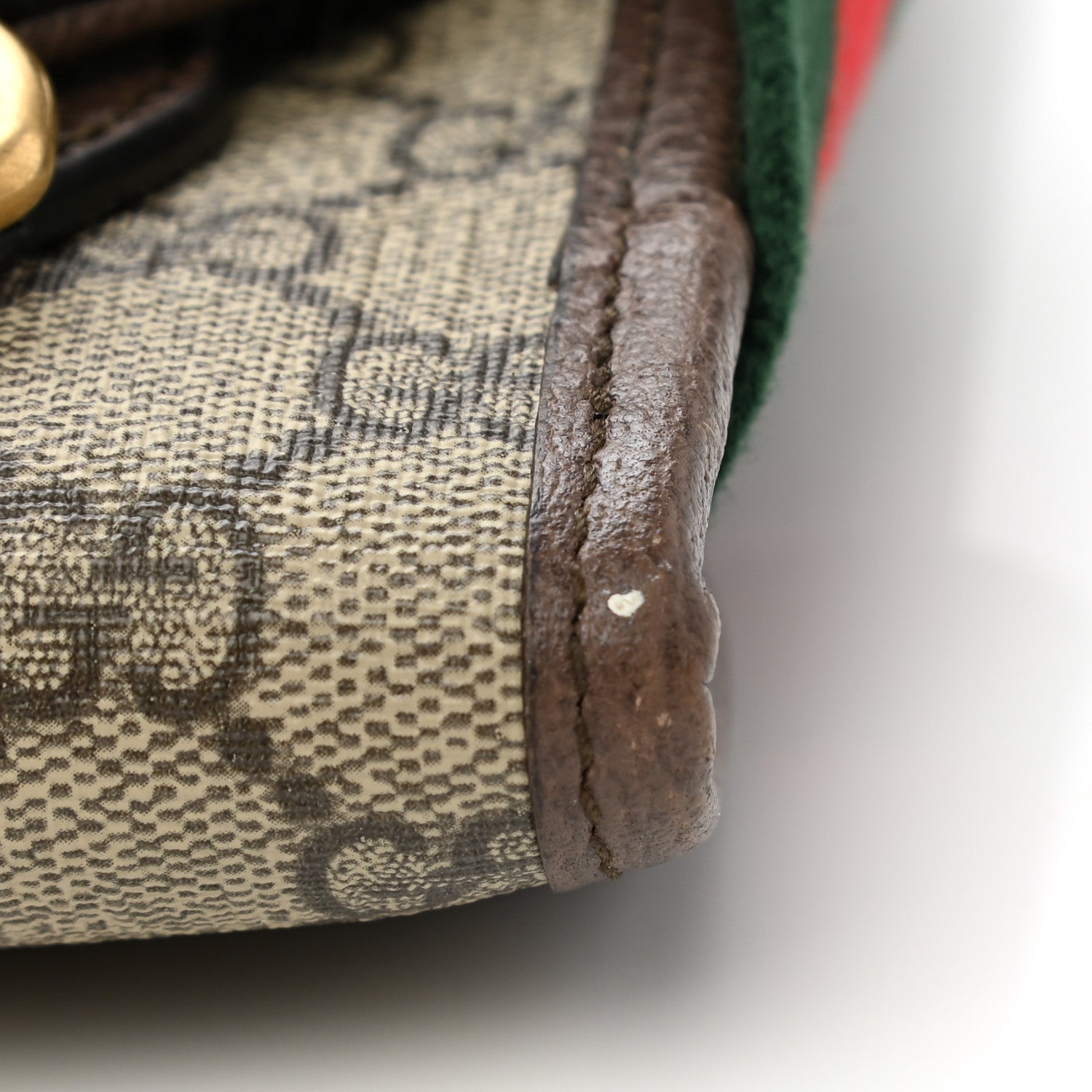 Gucci GG Supreme Monogram Web Medium Neo Vintage Flap Messenger Bag Beige New Acero 11 of 12