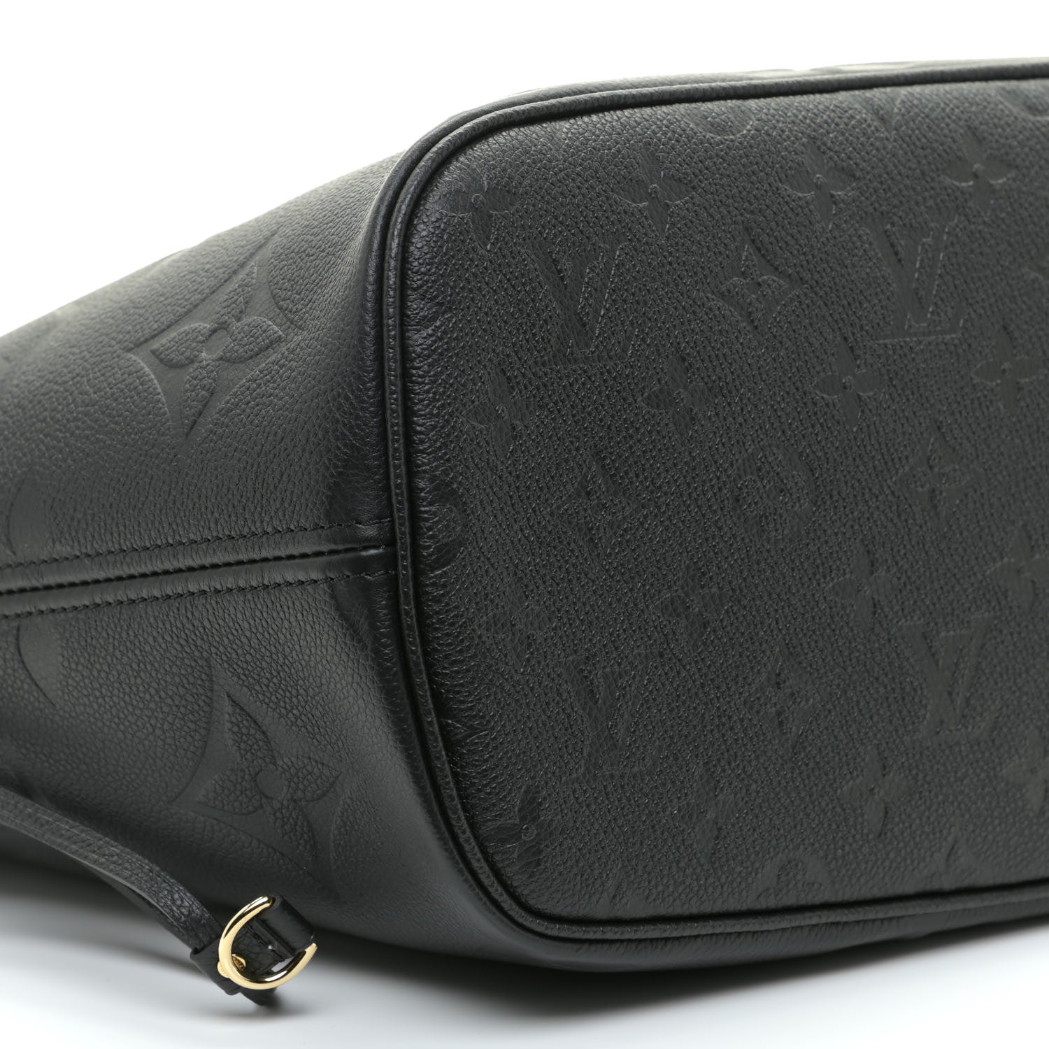 Louis Vuitton Empreinte Monogram Giant Neverfull MM Black 5 of 9