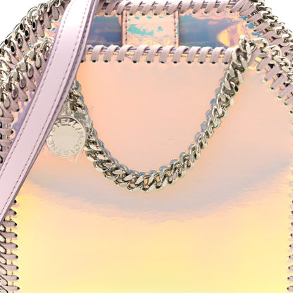 Stella McCartney Holographic Faux Leather Mini Falabella Silver 7 of 9