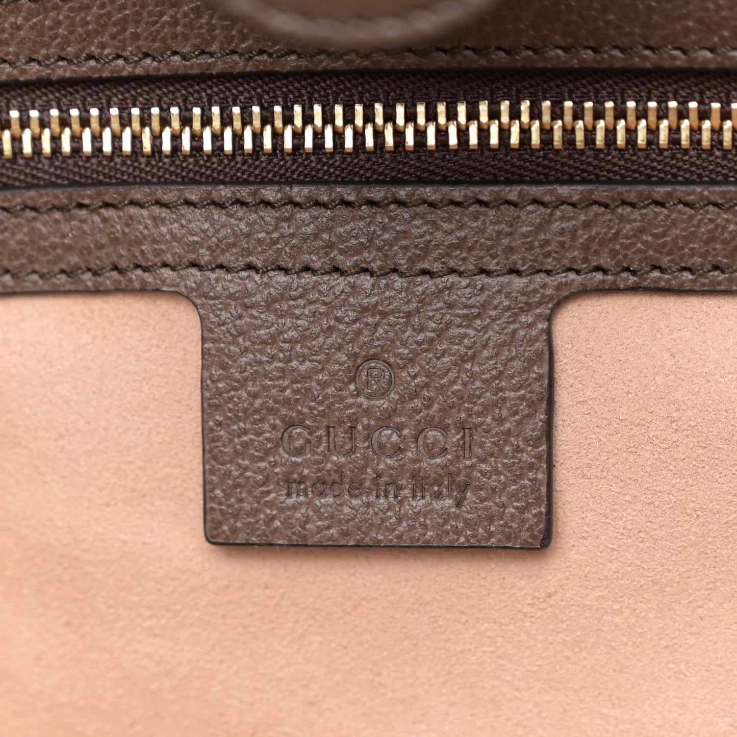 GG Supreme Monogram Medium Ophidia Shopping Tote Brown