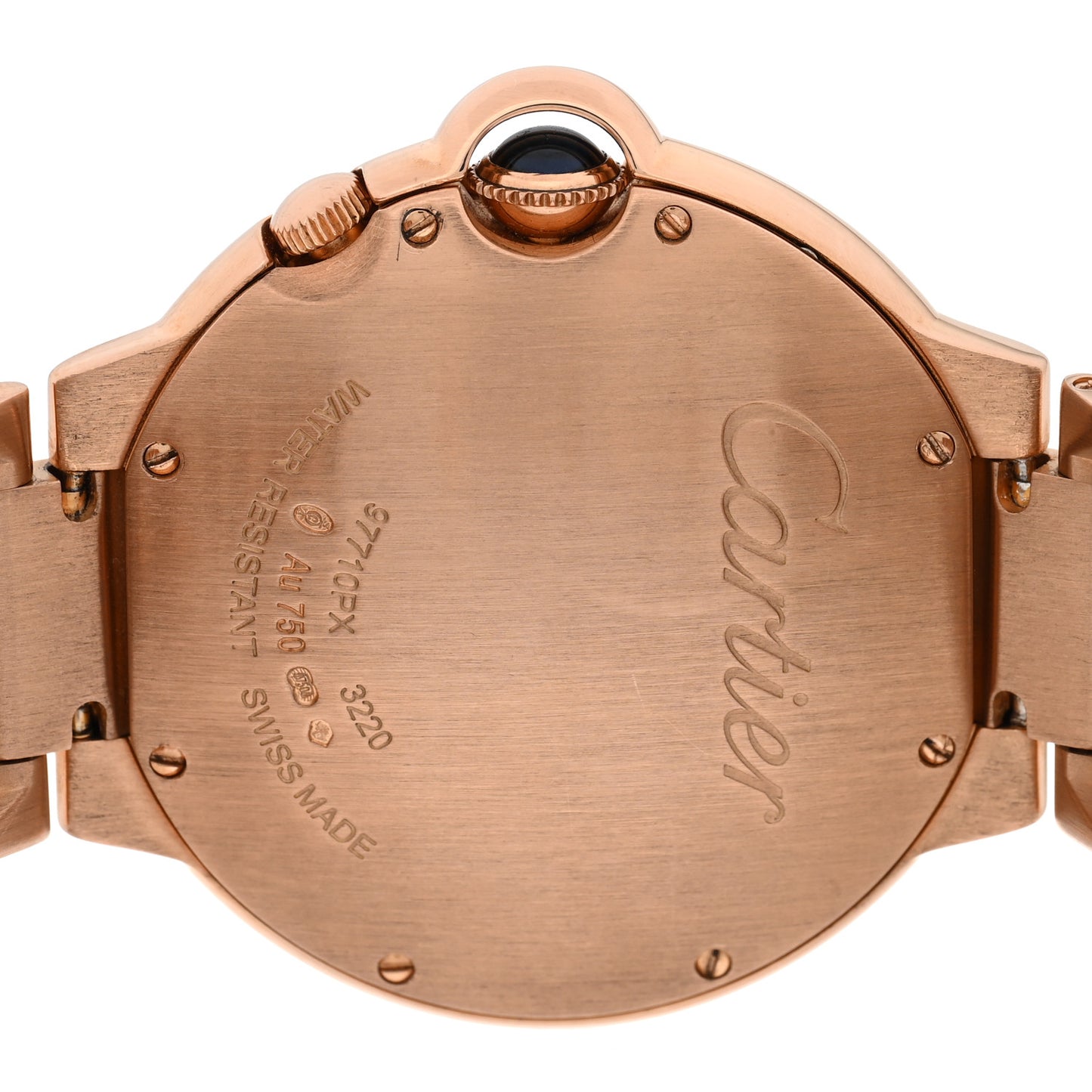 18K Pink Gold 38mm Ballon Bleu De Cartier Automatic Watch