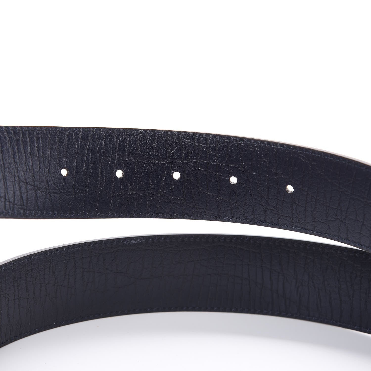 Gucci GG Plus Monogram Interlocking G Belt 95 38 Navy 4 of 7