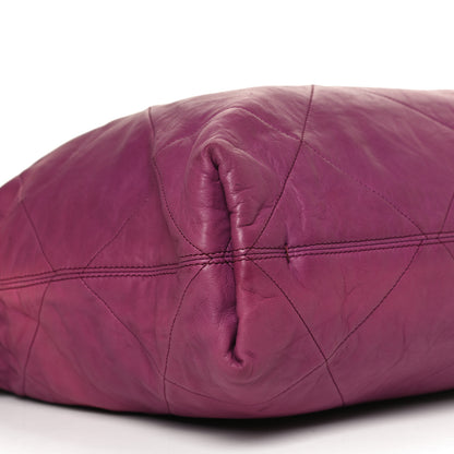 Lanvin Lambskin Quilted Amalia Cabas Tote Eveque 7 of 10