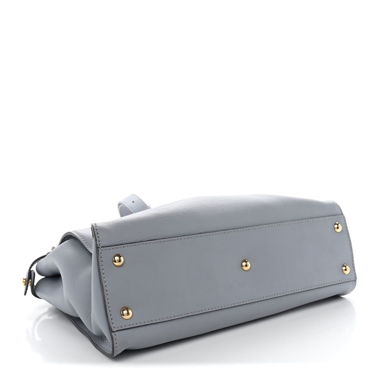 Vitello Seta Shiny Nappa Medium Peekaboo Iconic Satchel Ardesia Amido