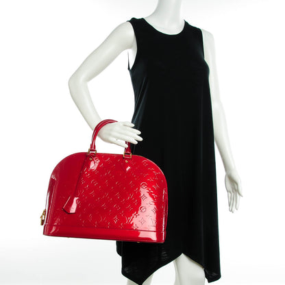 Louis Vuitton Vernis Alma GM Pomme D'Amour 2 of 8