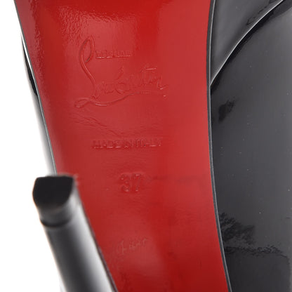 Christian Louboutin Patent Bianca 140 Pumps 37 Black 6 of 9
