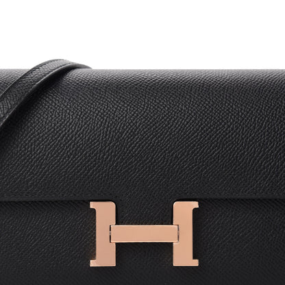 Hermes Epsom Constance Wallet To Go Black 10 of 11