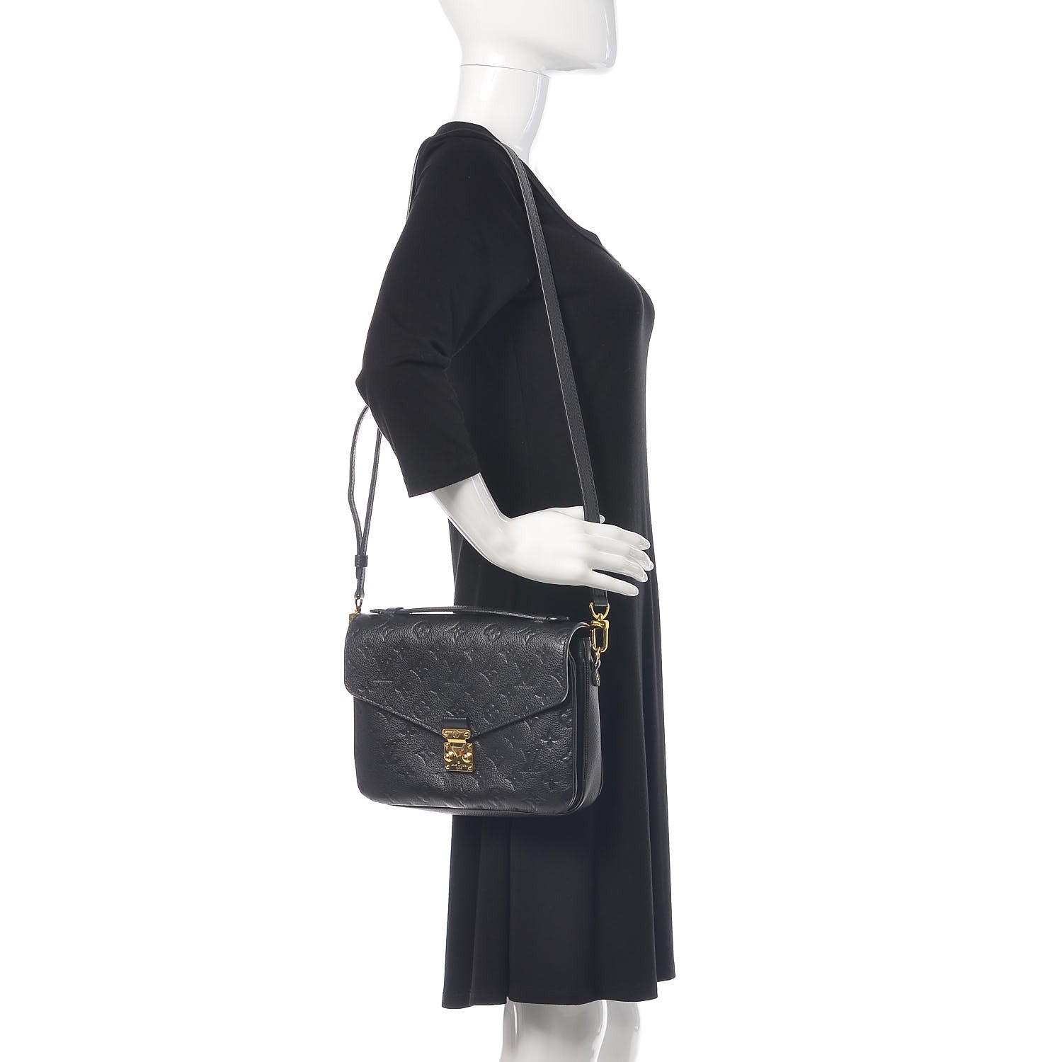 Louis Vuitton Empreinte Pochette Metis Black 2 of 10