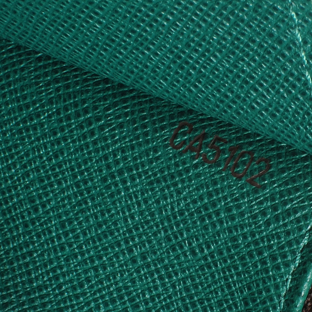 Louis Vuitton Monogram Emilie Wallet Green 7 of 7