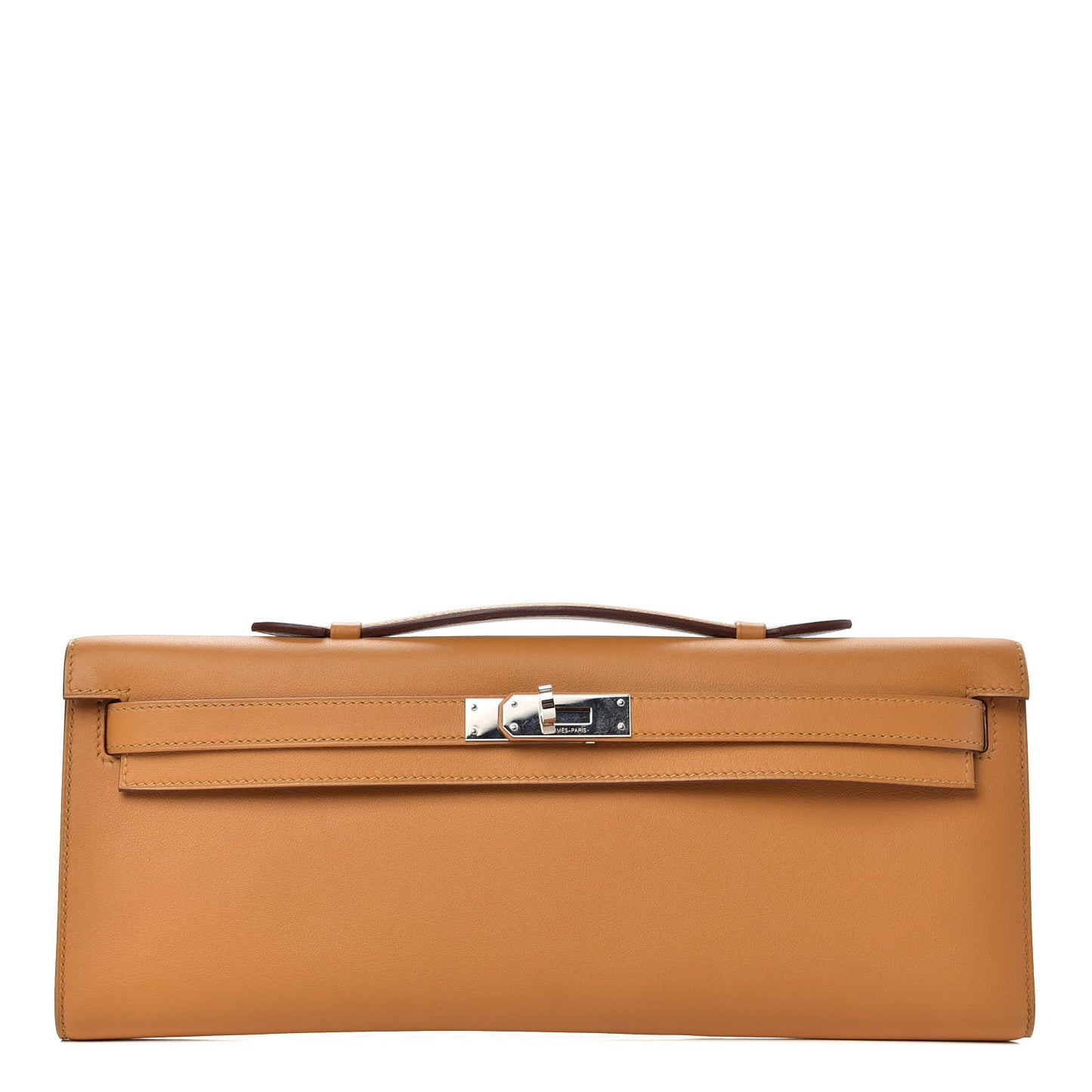 Swift Kelly Cut Clutch Pochette Sesame