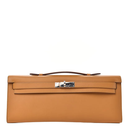 Hermes Swift Kelly Cut Clutch Pochette Sesame 1 of 6