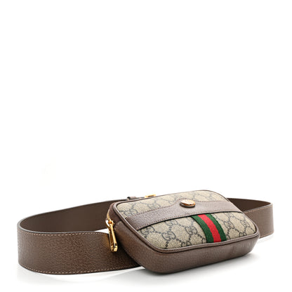 Gucci GG Supreme Monogram Ophidia Belted iPhone Case 95 38 Dark Brown 4 of 10