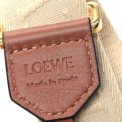 Loewe Calfskin Jacquard Anagram Strap Natural Tan 3 of 5