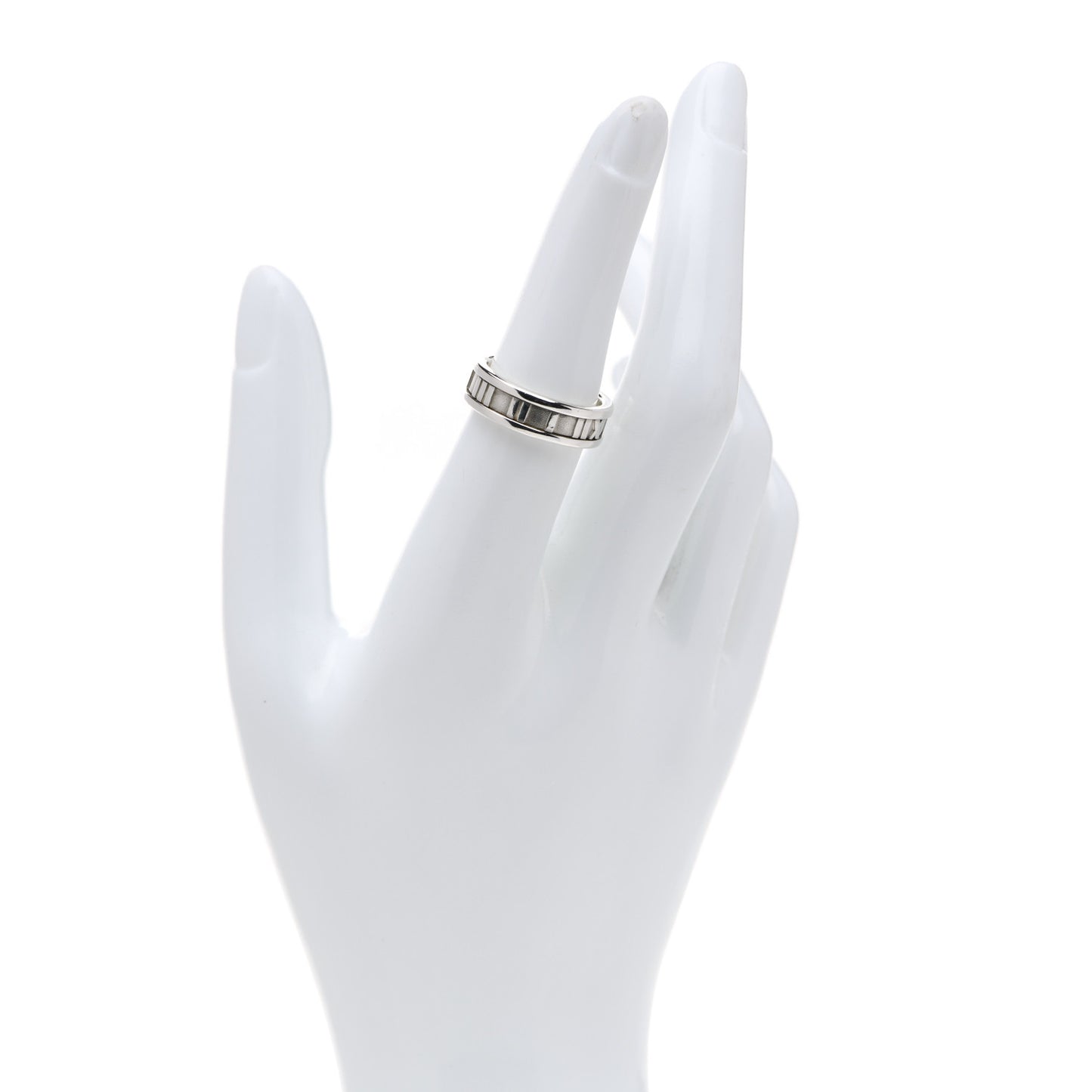 Sterling Silver Atlas Ring 54 7