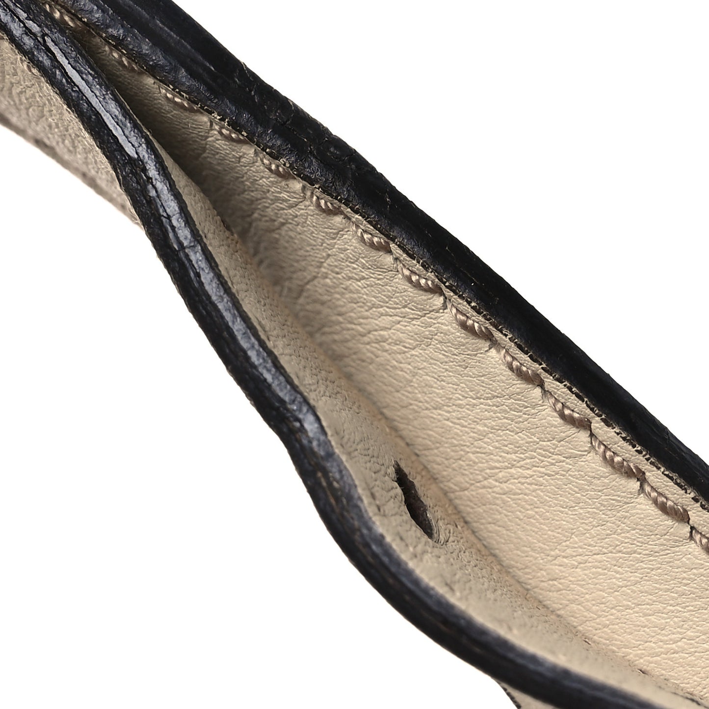 Monogram Medium New Britt Half Moon Hobo White