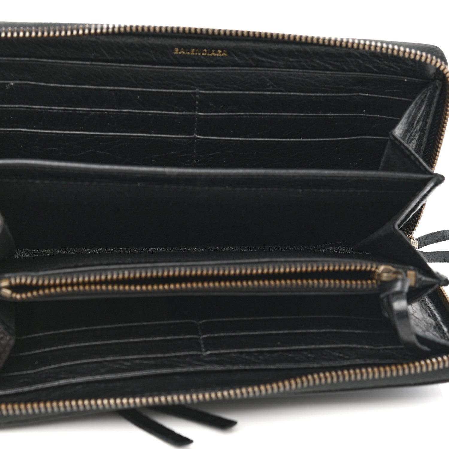Balenciaga Agneau Arena Graffiti All Over Classic Hardware Continental Zip Around Wallet Black Bleu Violet 5 of 8