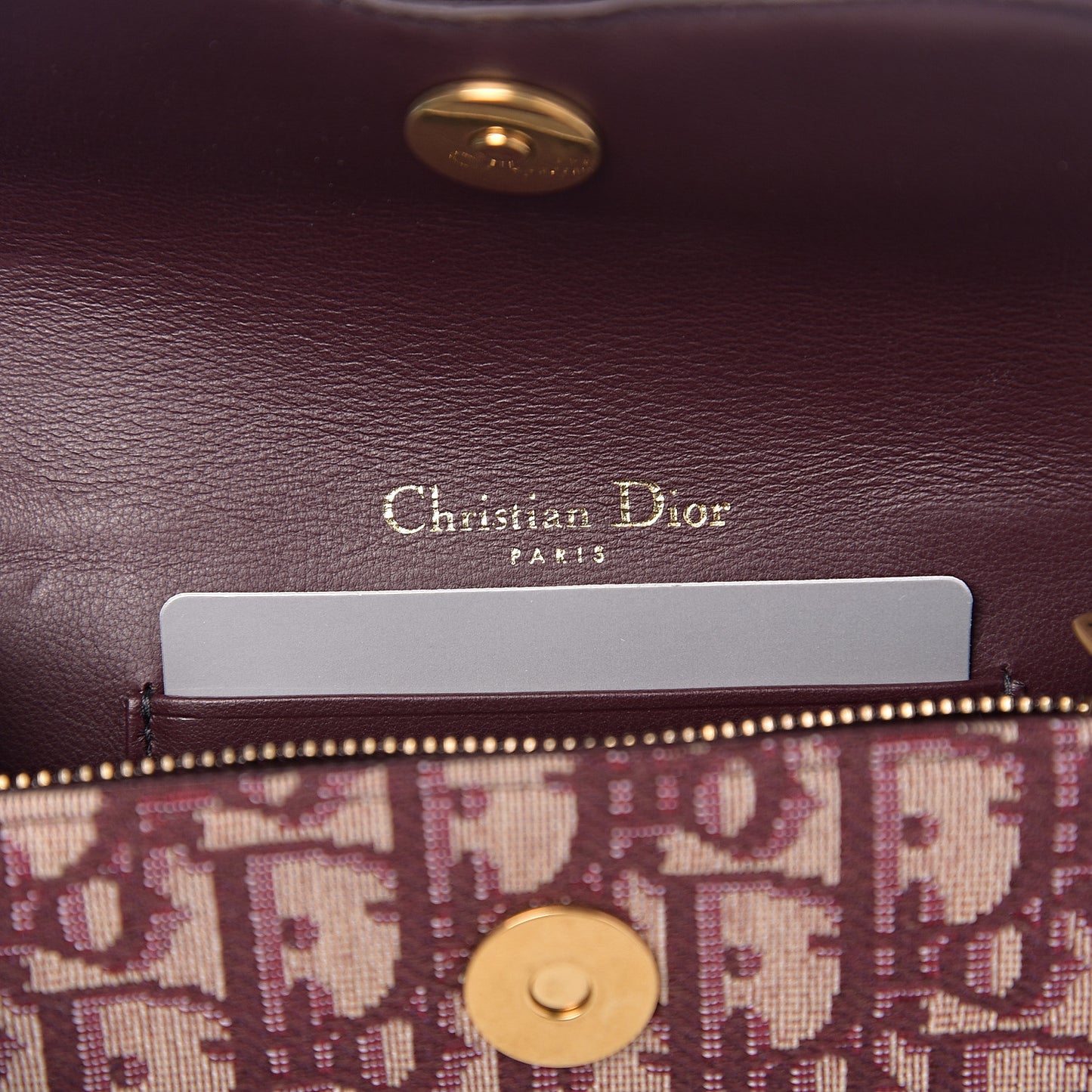 Oblique Saddle Belt Bag Bordeaux