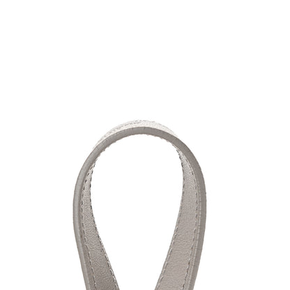 Saint Laurent Sheepskin Matelasse Chevron Monogram Large College Satchel Light Grey 11 of 11