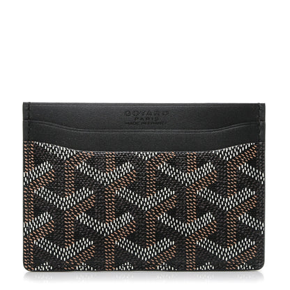 Goyard Goyardine Saint Sulpice Card Holder Black 1 of 6
