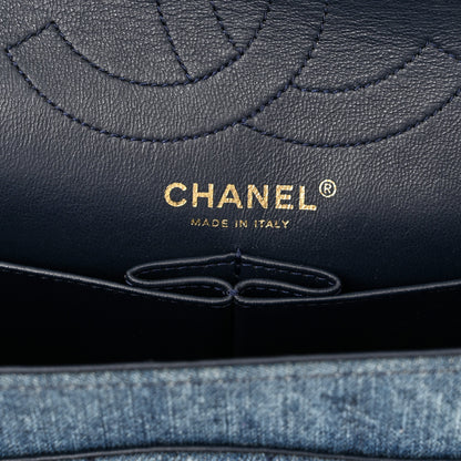 Chanel Denim Quilted 2.55 Reissue 226 Flap Dark Blue 6 of 10