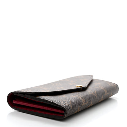 Louis Vuitton LOUIS VUITTON Monogram Sarah Wallet NM Fuchsia 4 of 6