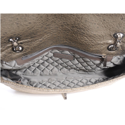 Chanel Distressed Lambskin Le Marais Ligne Flap Gold 5 of 7