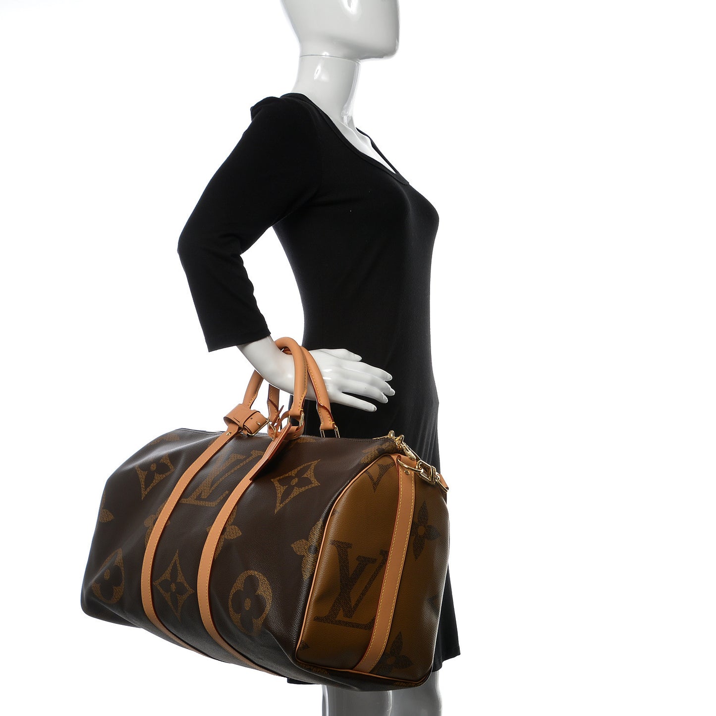 Reverse Monogram Giant Keepall Bandouliere 50