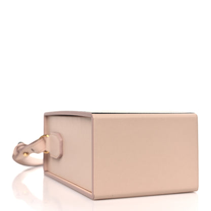 Fendi Vitello Fluffy Logo Vertical Box Rosa Quarzo Black 4 of 9